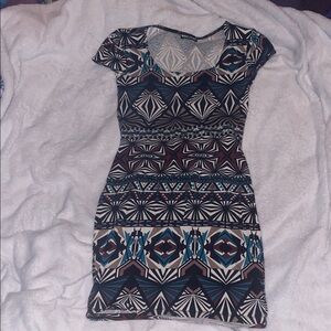 Geometric Mini Dress